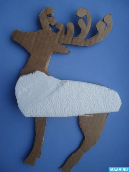 Сани Деда Мороза своими руками из картона в технике квиллинг