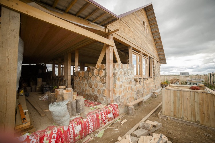 Глиночурка: дома из дров своими руками (38 фото)