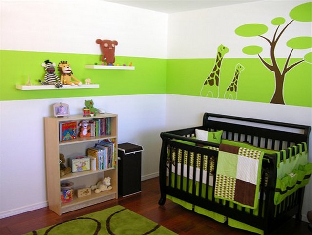 Как украсить стены в детской комнате (38 фото)