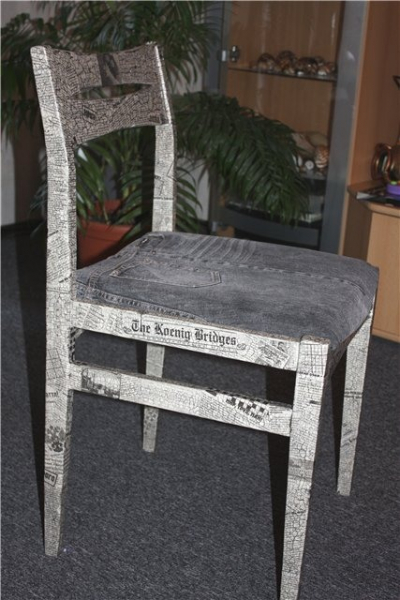 Декор стульев - декупаж и реставрация