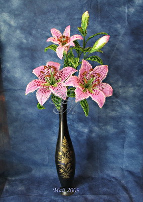 Цветы и деревья из бисера: схемы поделок своими руками от Донателлы Чиотти