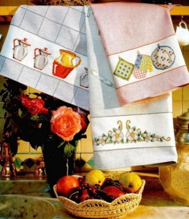 Схема вышивки крестом: "идеи для кухни" скачать бесплатно