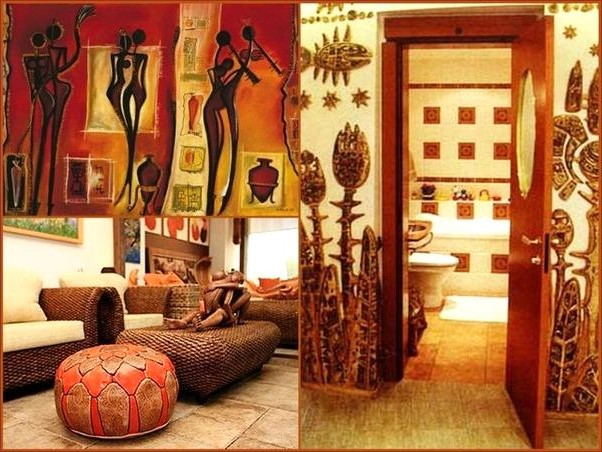 Африканский стиль в интерьере квартиры (50 фото)