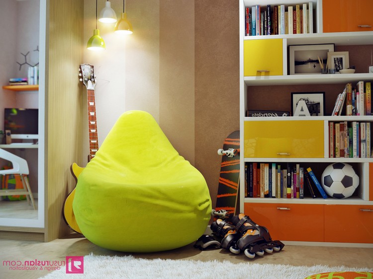 Важная деталь: кресло-мешок и кресло-шар для любого дома (68 фото)