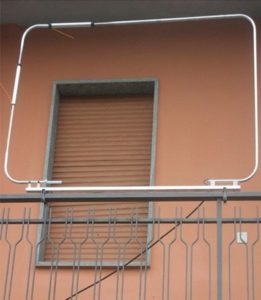 Установка балконной кв антенны