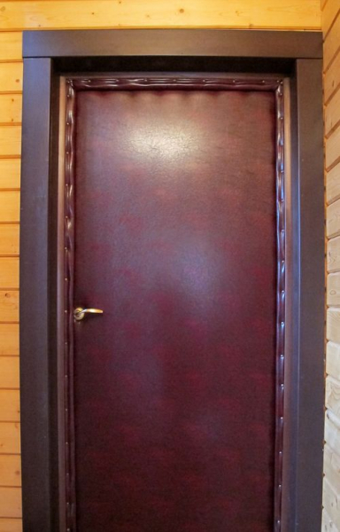 Как оббить входную деревянную дверь дермантином или МДФ