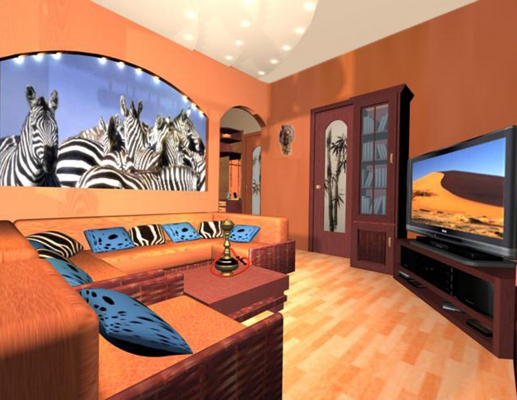 Африканский стиль в интерьере квартиры (50 фото)