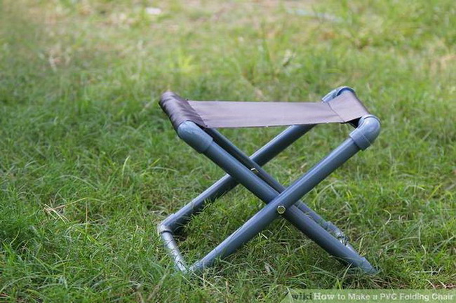 Складной стульчик из ПВХ для пикника своими руками