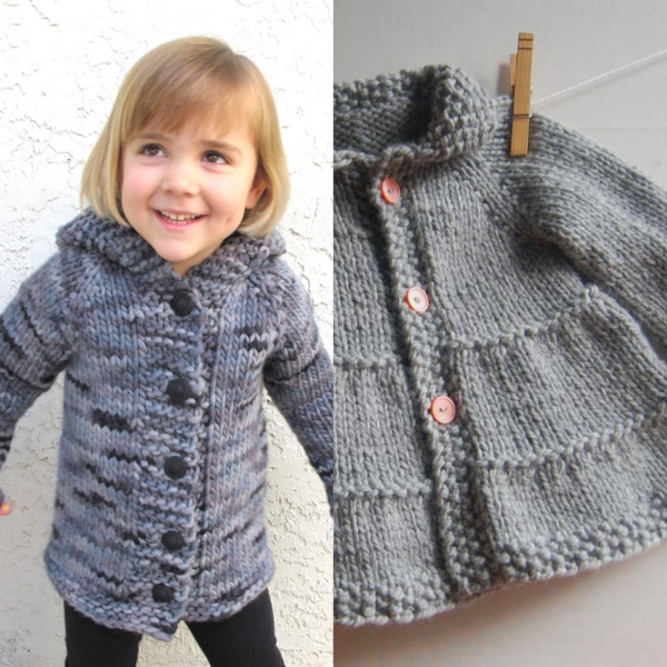 Вязаное пальто для девочки спицами со схемой: вяжем теплые вещи для детей 1-2-3 лет с фото и видео