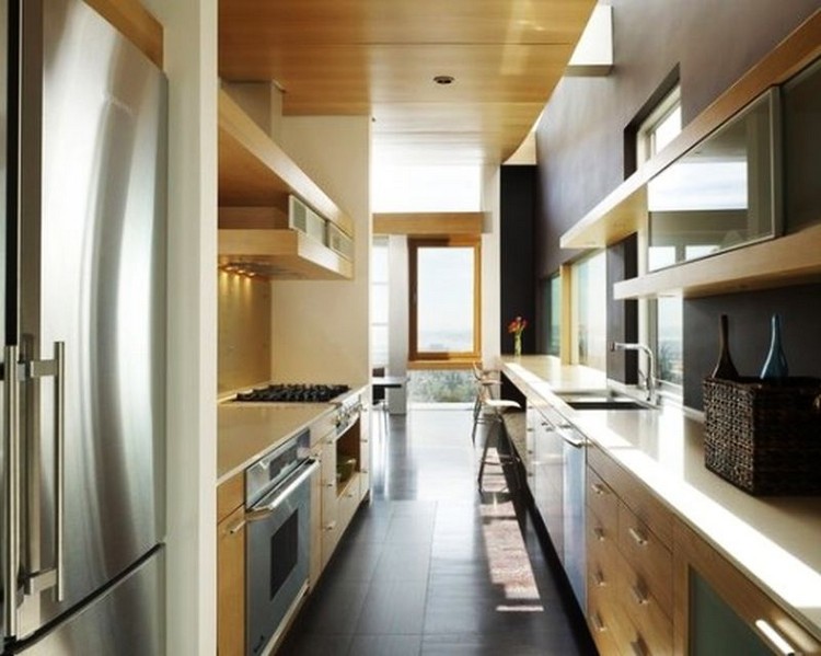 Интерьер и дизайн кухни в частном доме (39 фото)