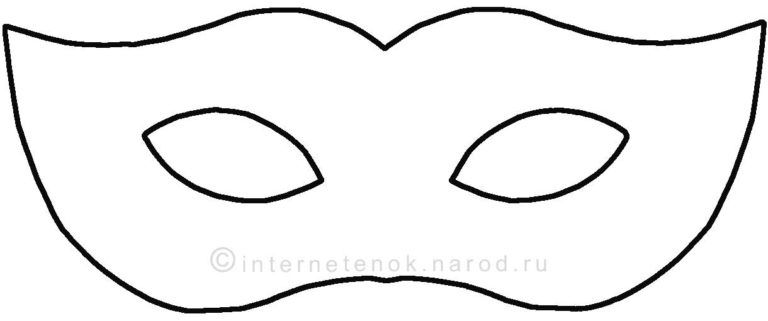 Как сделать маски своими руками: шаблоны из бумаги со схемами
