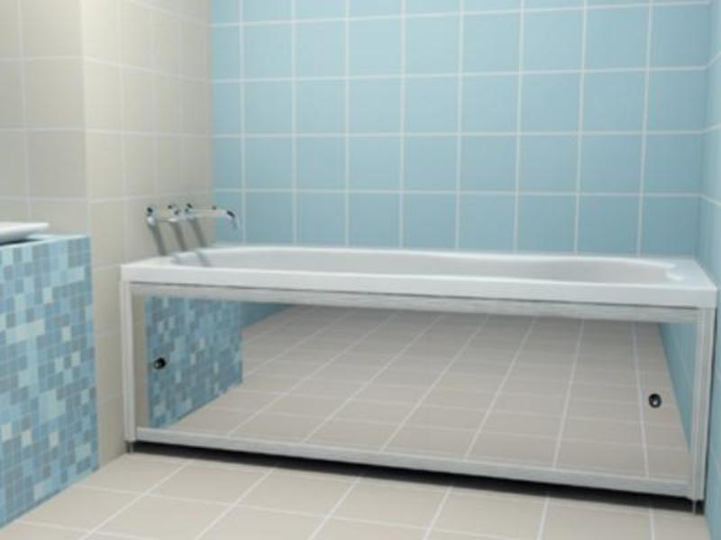 Экраны для ванной: особенности и фото