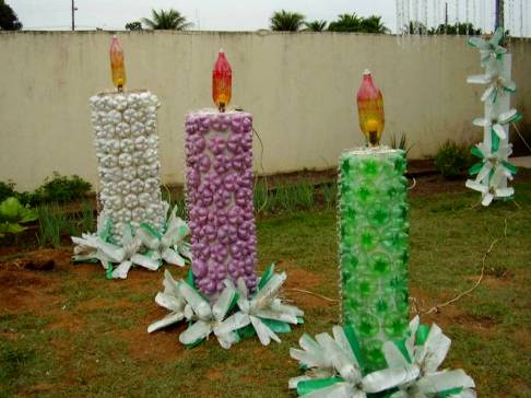 Создаем поделки из пластиковых бутылок для сада и дачи своими руками