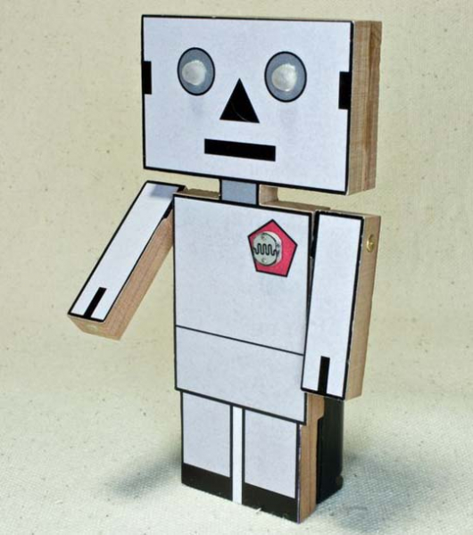 Робот из бумаги своими руками со схемами и видео