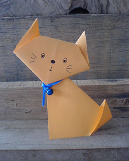 Как сделать кошку из бумаги своими руками: шаблоны для начинающих