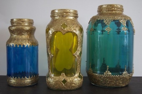 Что можно сделать из стеклянных банок: подсвечник и ваза своими руками