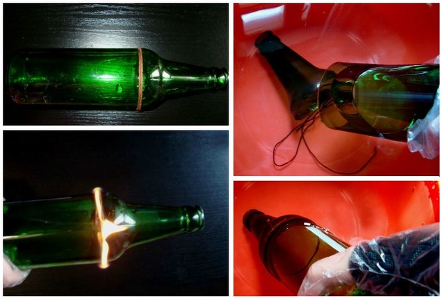 Вазы из стеклянных бутылок своими руками: мастеркласс + 24 фото