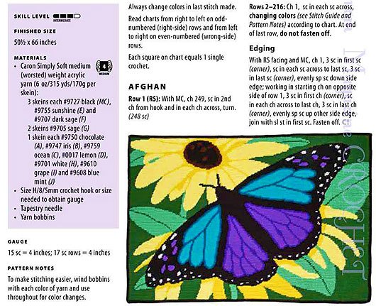 Бабочки связанные Крючком — Лучшие Схемы Описания и Мастер Классы 