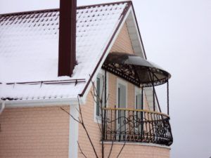 Устройство лоджии и балкона в частном доме