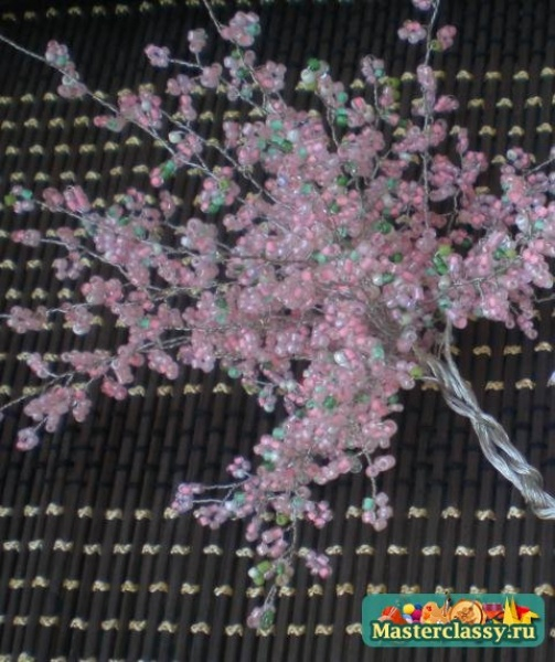 Мастер-класс по Сакуре из бисера своими руками: как сплести дерево со схемой, фото и видео