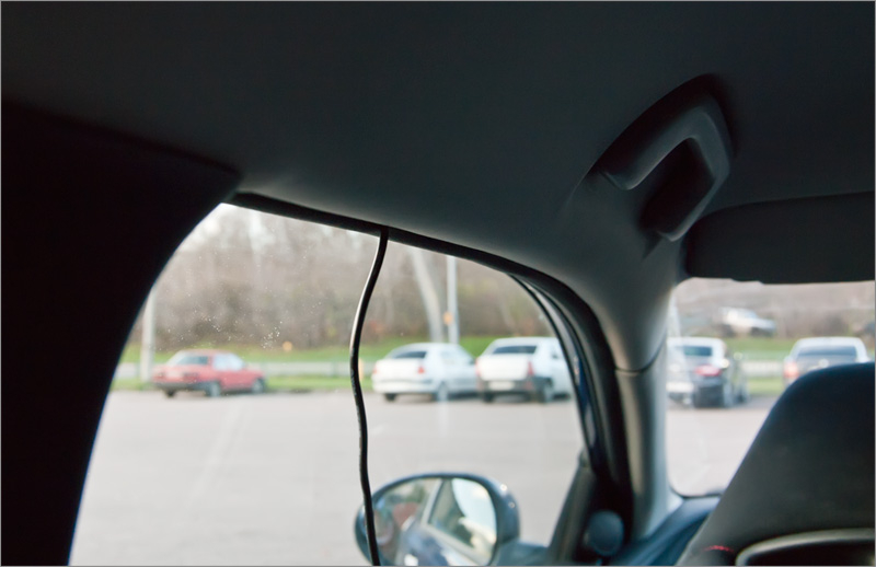 Скрытая проводка для питания видеорегистратора в Honda Civic