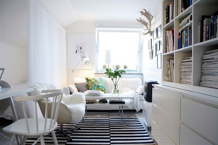 Белые стены в интерьере квартиры и дома (47 фото)