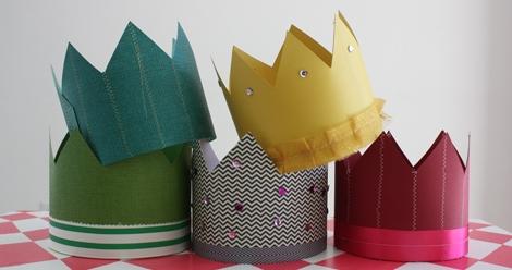 Бумажная корона – оригами