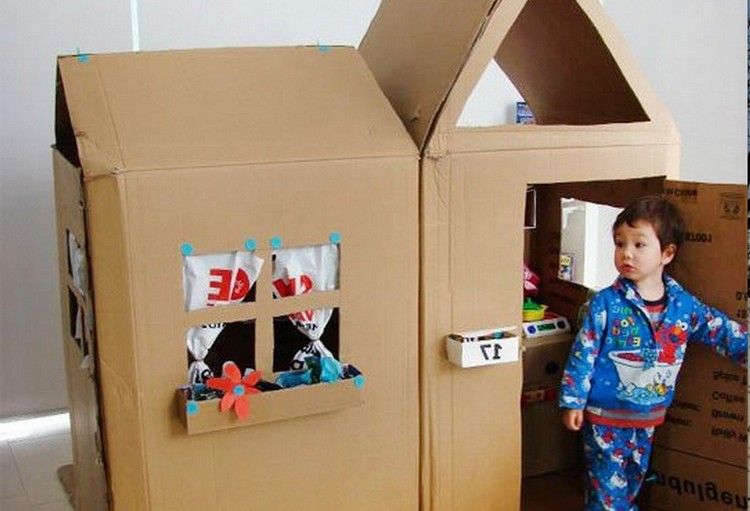 Поделки из картонных коробок: игрушки для детей и идеи для дома (39 фото)