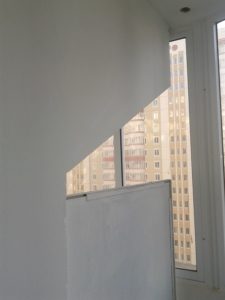 Устройство перегородки на лоджии и балконе