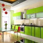 Оформление кухни в зеленых тонах: композиции и оттенки