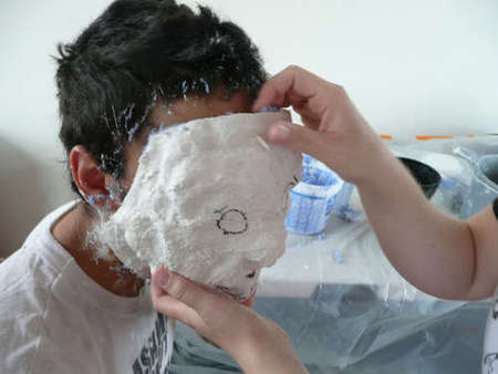 Как сделать маску из гипса или слепок лица
