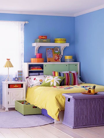 Хранение и порядок в детской комнате: 20 идей с фото