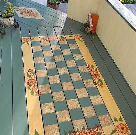 Как покрасить деревянный пол на даче (10 фото)