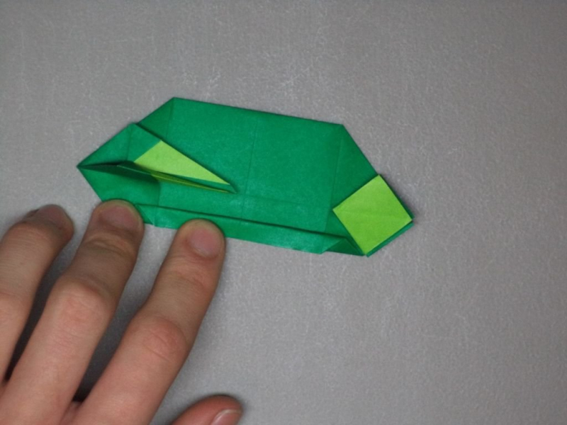 Как сделать оригами танк