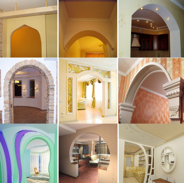 Виды дверных арок: классические и эксклюзивные (фото)