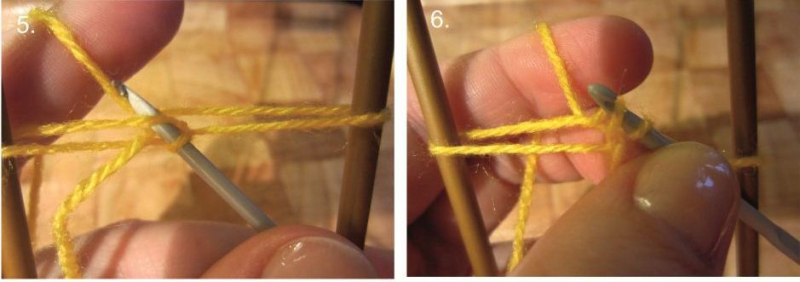 Вязание на вилке: модели соединения полос с фото и видео мастер-классом
