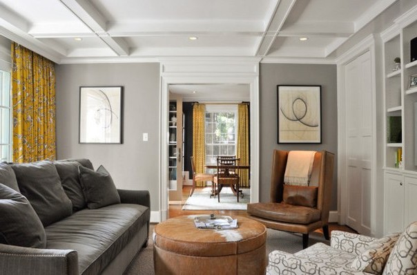 Серый цвет в гостиной: интерьер в нейтральных тонах (67 фото)