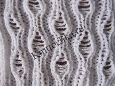Схемы вязания красивых узоров спицами