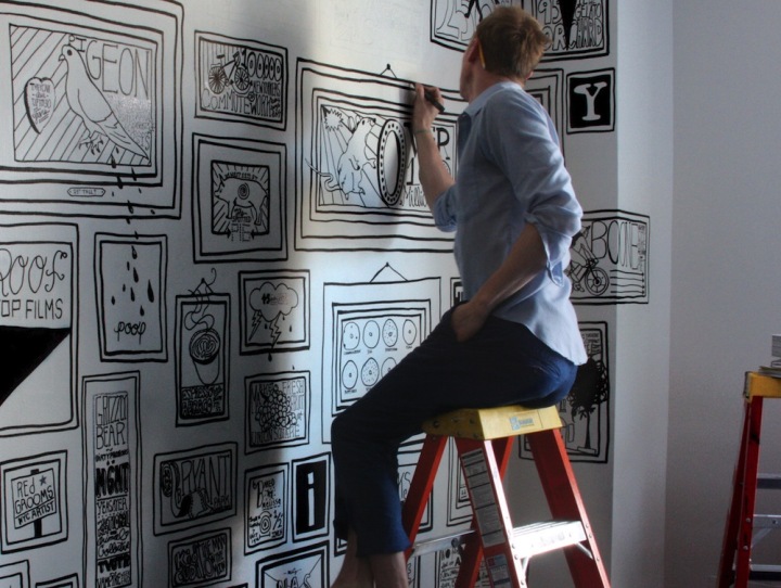 Роспись стен своими руками в квартире по трафарету: идеи и техника