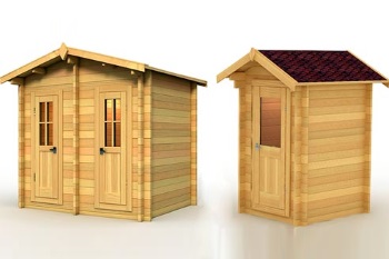 Как сделать деревянный душ на даче?