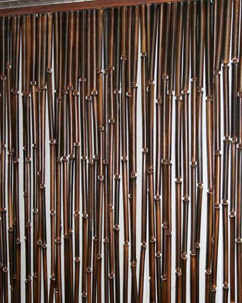 Декоративные шторы из бамбука своими руками