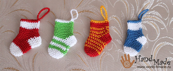 Новогодние носки своими руками для подарков с фото и видео