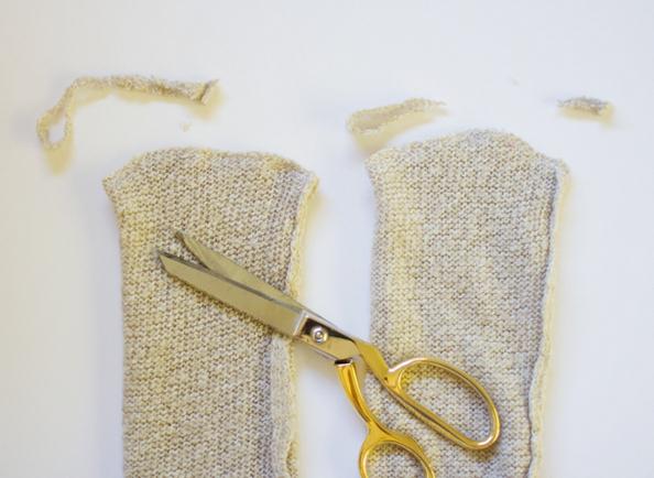 Как сделать носки из свитера