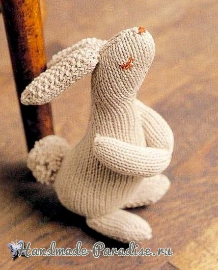 Кролик спицами. Схема вязания