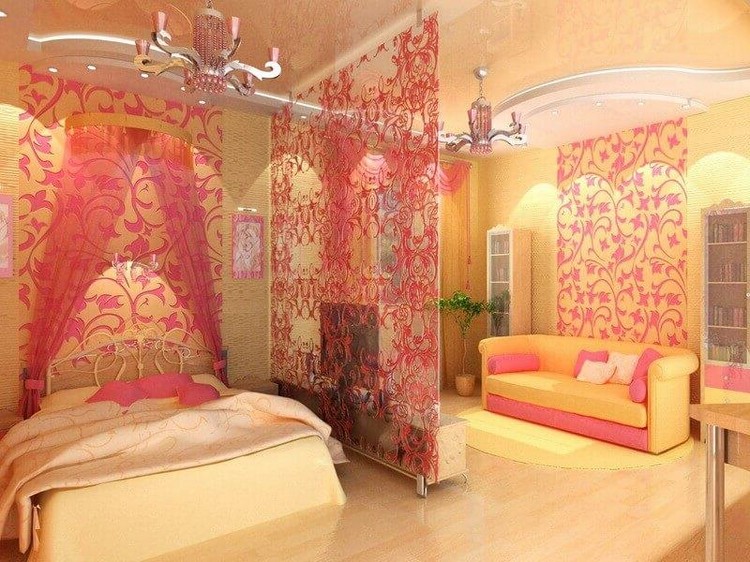 Дизайн спальни-гостиной: как совместить уголок отдыха и место для сна (40 фото)