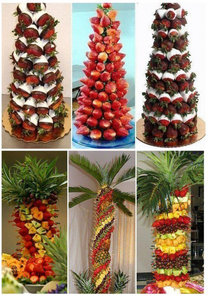 Топиарии из фруктов и ягод: мастер-класс с фото и видео