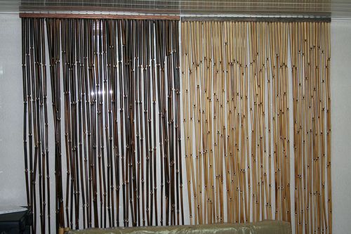 Декоративные шторы из бамбука своими руками