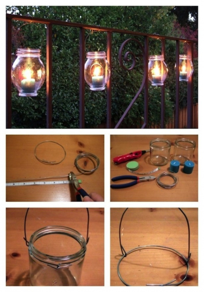 Уличное дачное освещение своими руками: 10 элементарных идей для садовых светильников (48 фото)