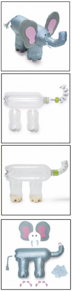 Поросенок из пластиковой бутылки: пошаговая инструкция с видео