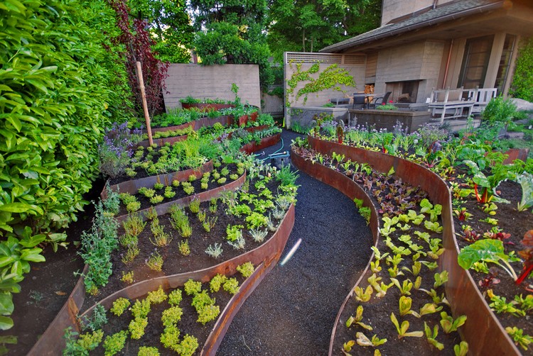 Грядки на даче своими руками: как сделать красивый огород (36 фото)